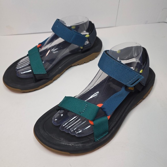 Teva Other - Teva S/N 1019234 Sport Sandals Unisex‎ Sz 8 Teal GreenBlackBrown Outdoors Hiking
